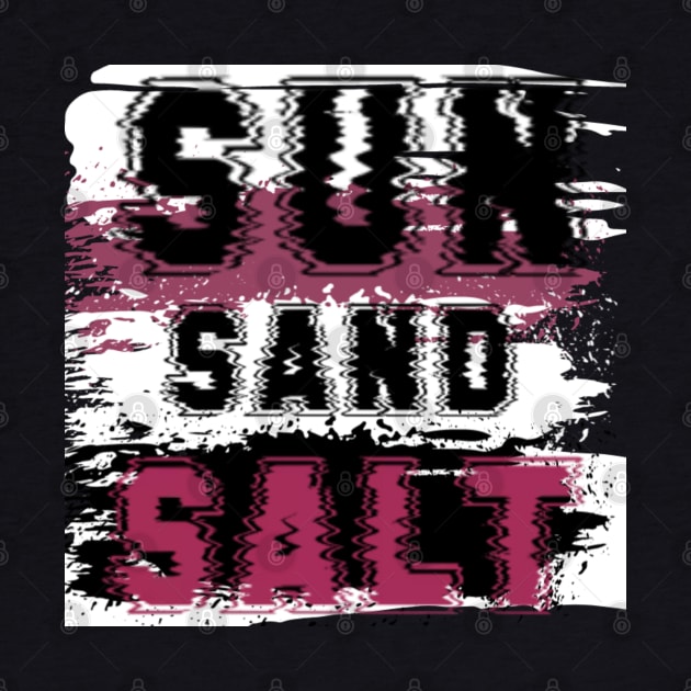 Sun Sand Salt Hello Summer Vintage Funny Surfer Riding Surf Surfing Lover Gifts by Customo